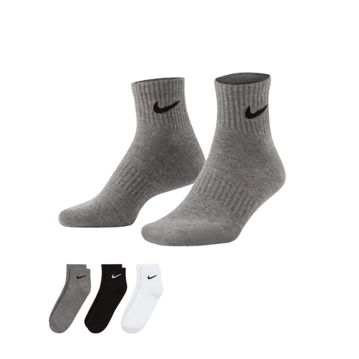 Nike Everyday Cushioned Ankle Socks (3 Pairs Set)