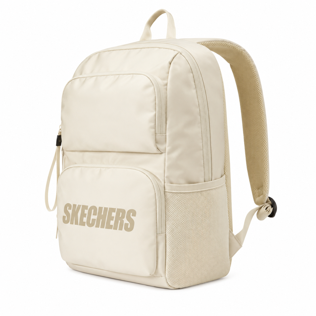 Skechers Essential Backpack – Beige Side