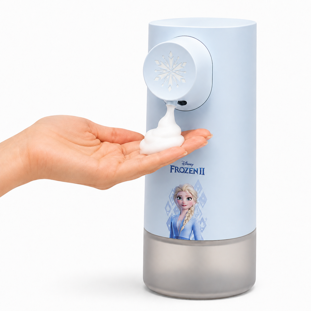 Disney Frozen 2 Automatic Touchless Foaming Soap Dispenser – Light Blue / Elsa