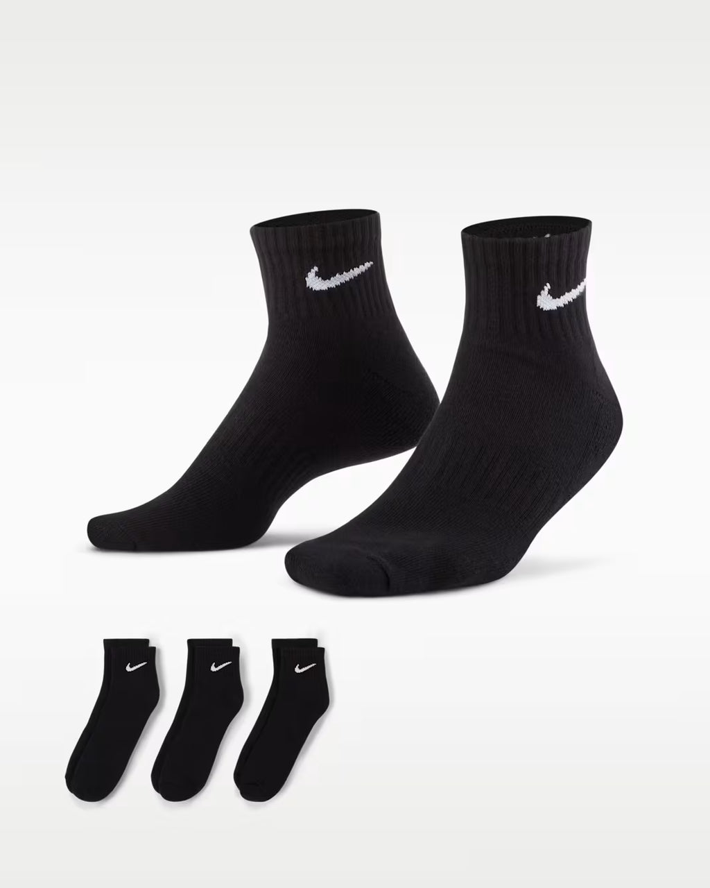 Nike Everyday Cushioned Ankle Socks (3 Pairs Set)