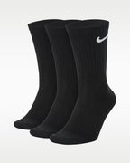Nike Everyday Cushioned Crew/Full Ankle Socks (3 Pair Set)
