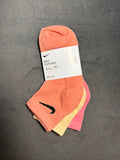 Nike Everyday Cushioned Ladies Socks 3 Pair Set No Show - front view